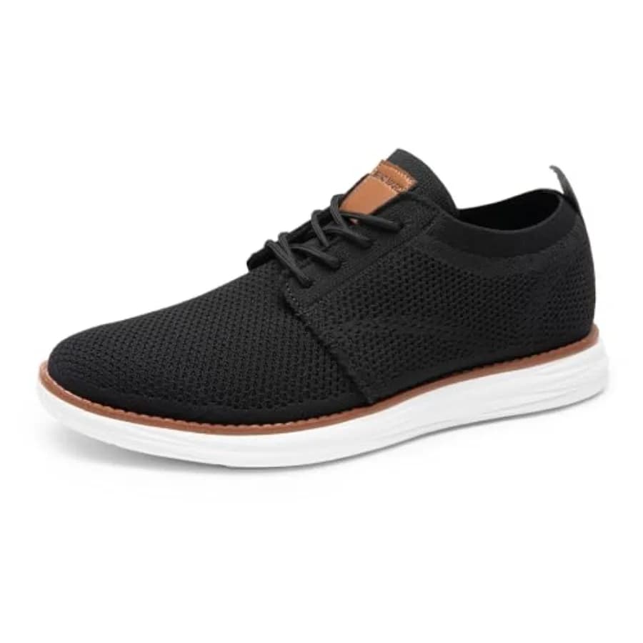 Scarpe da ginnastica da uomo KnitFlex Breeze Mesh Oxford stringate leggere casual da passeggio