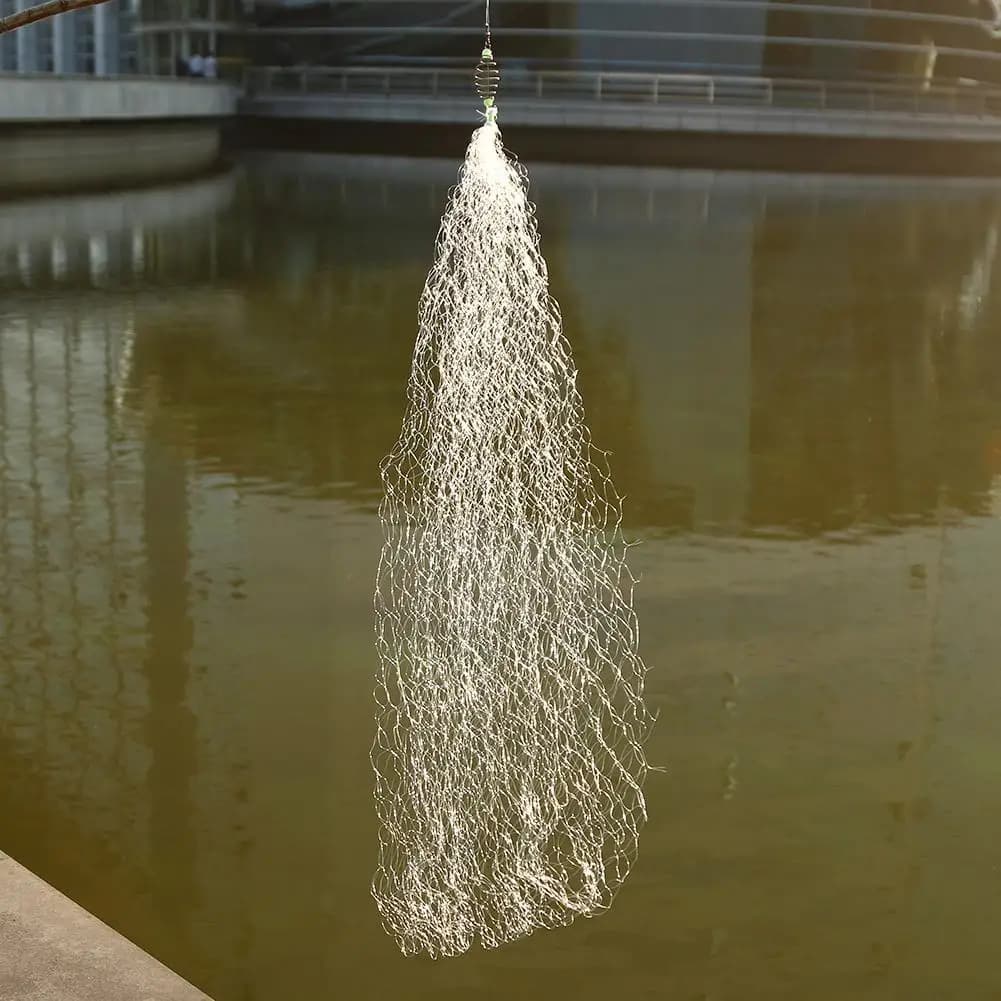 Rete da Pesca a Trappola Galleggiante, Rete a Esplosione con Gancio, Accessorio per la Pesca all'Aperto, Strumento per Pescatori