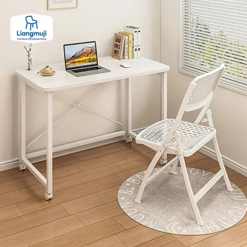 Scrivania pieghevole, scrivania mobile, scrivania da comodino per camera da letto, studio per computer per studenti domestici, scrivania in piedi per computer da ufficio Mesa Gamer