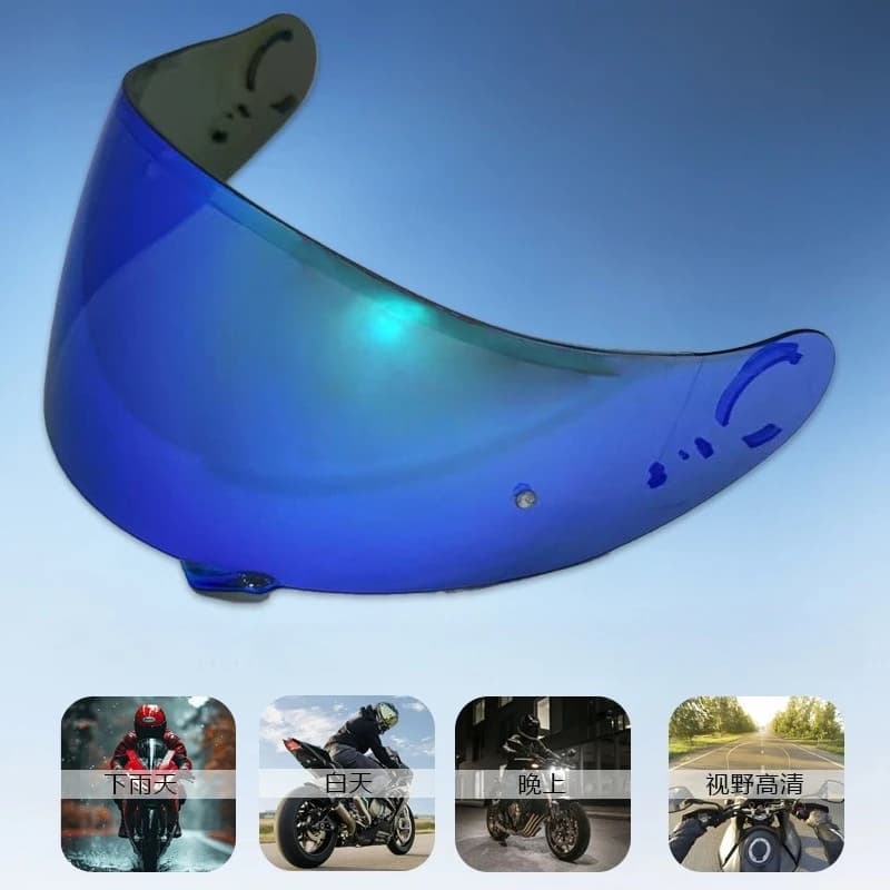 Motorcycle helmet lenses for GT-AIR models, GT-AIR2, solar protection, waterproof films that change color, universal models