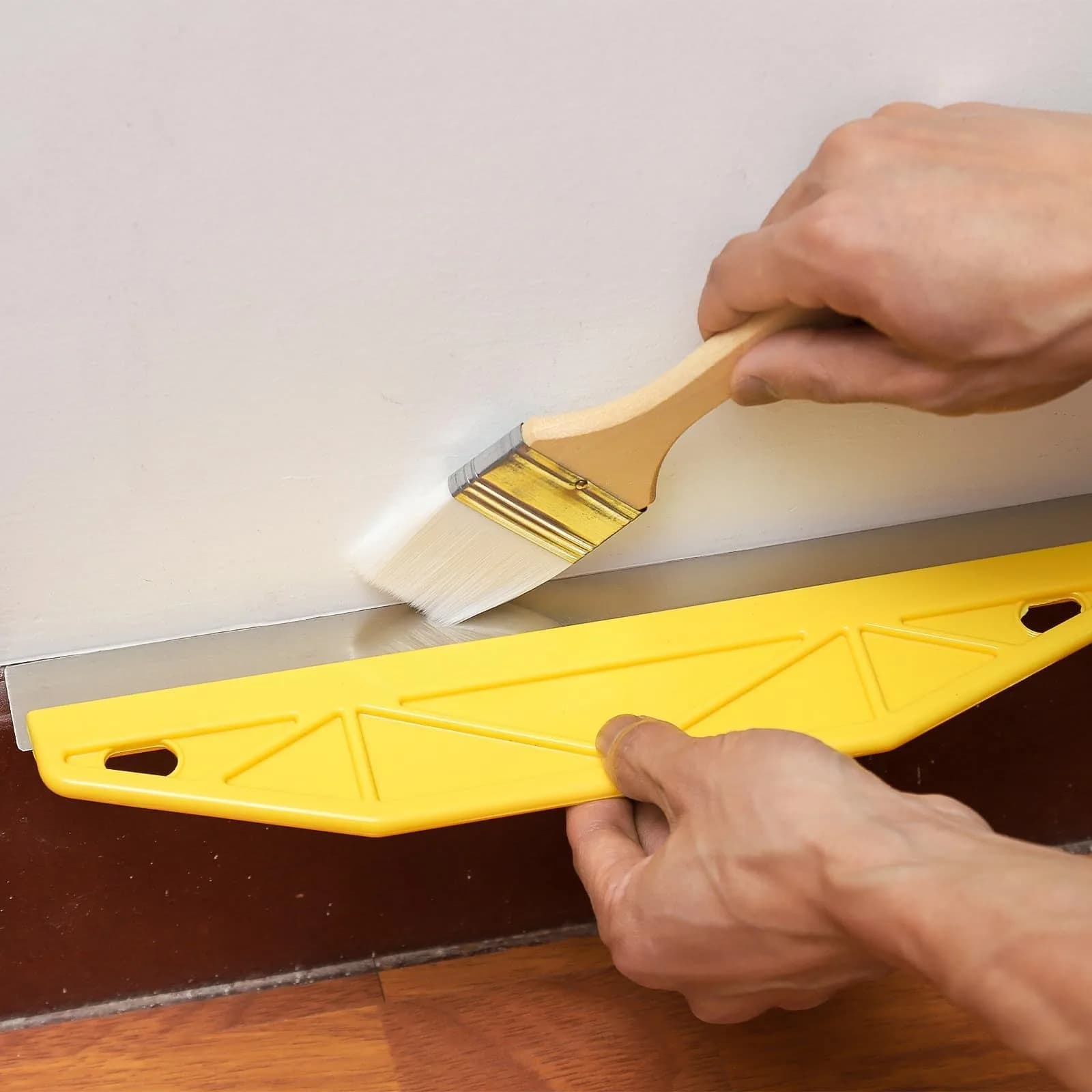 12 Inch Durable Yellow Paint Boring Machine with Ergonomic Handle and Durable Plastic/metal Wall Painting Tool for Precision