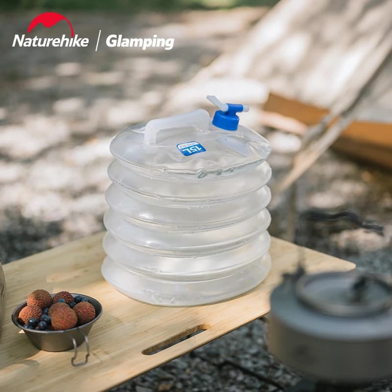 Naturalhike Foldable Bucket for Camping, Foldable Water Bottle, Portable Water Bag, Water Conservation Equipment
