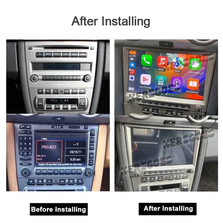12 + 256G 1280*720P 8core Auto Android 12 Car DVD GPS Radio Multimedia Player Carplay Bluetooth per Porsche 911 Boxster Cayman 987