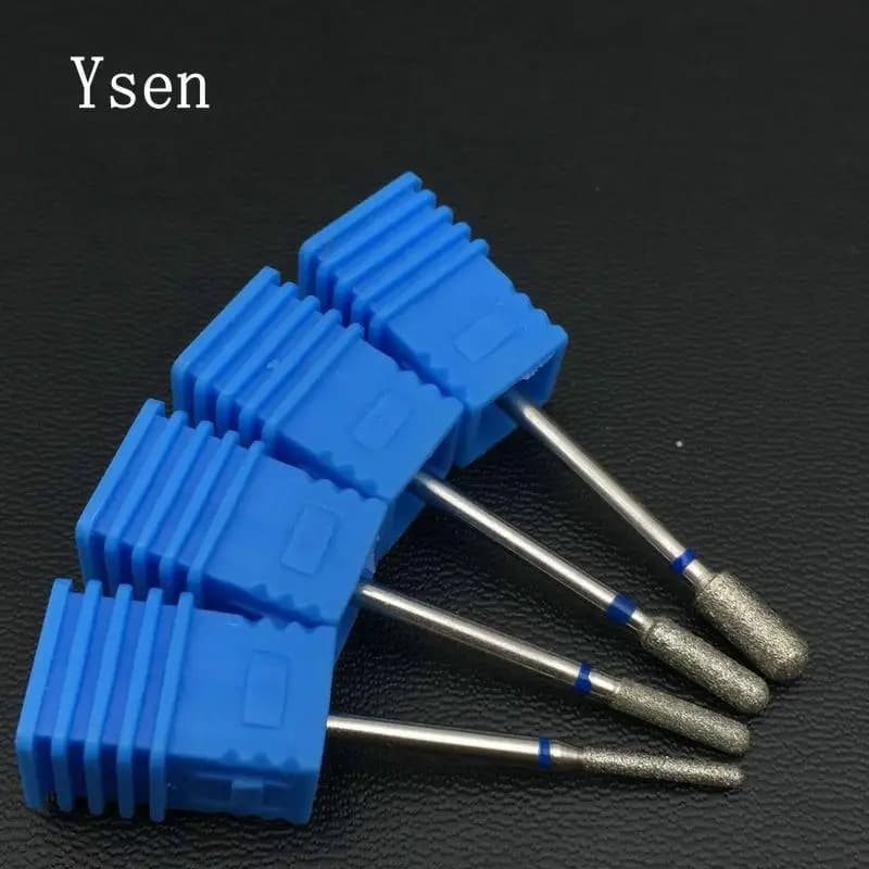 4 tipo Diamond Nail Drill Burr Milling Manicure Cutter Nail Pedicure Bits accessorio per trapano elettrico lime per unghie strumenti artistici