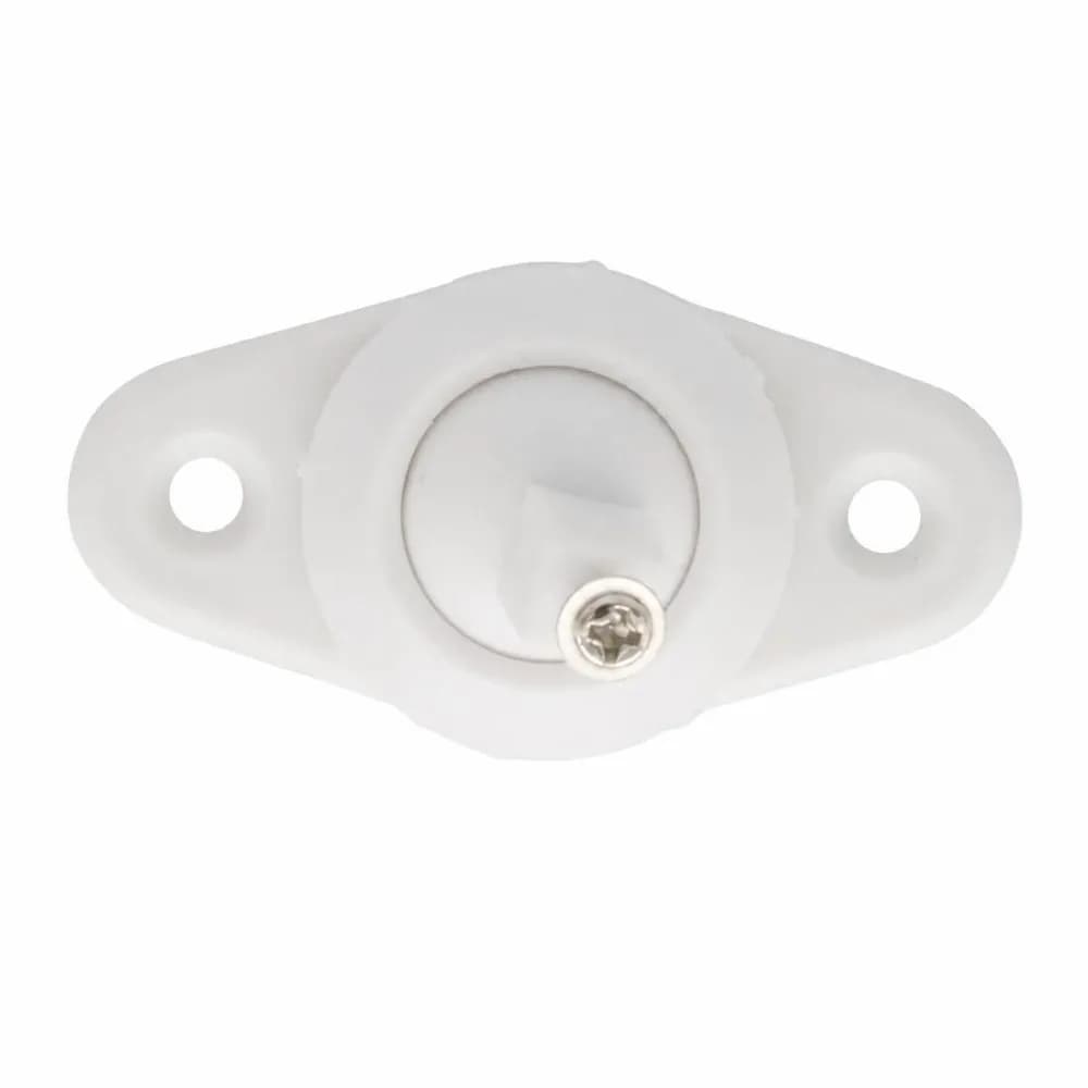PC PIR Motion Sensor Bracket White Short Leg Design Infrared Detector Mount Easy Install Adjustable Angle