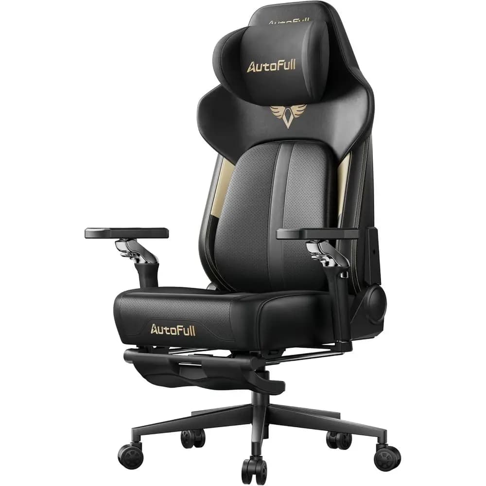 M6 Ergonomic Gaming Chair – with 3rd-Gen Dynamic Lumbar Support, Lumbar & Leg Massage, Ventilated & Heated Seat, 360° Mechanical