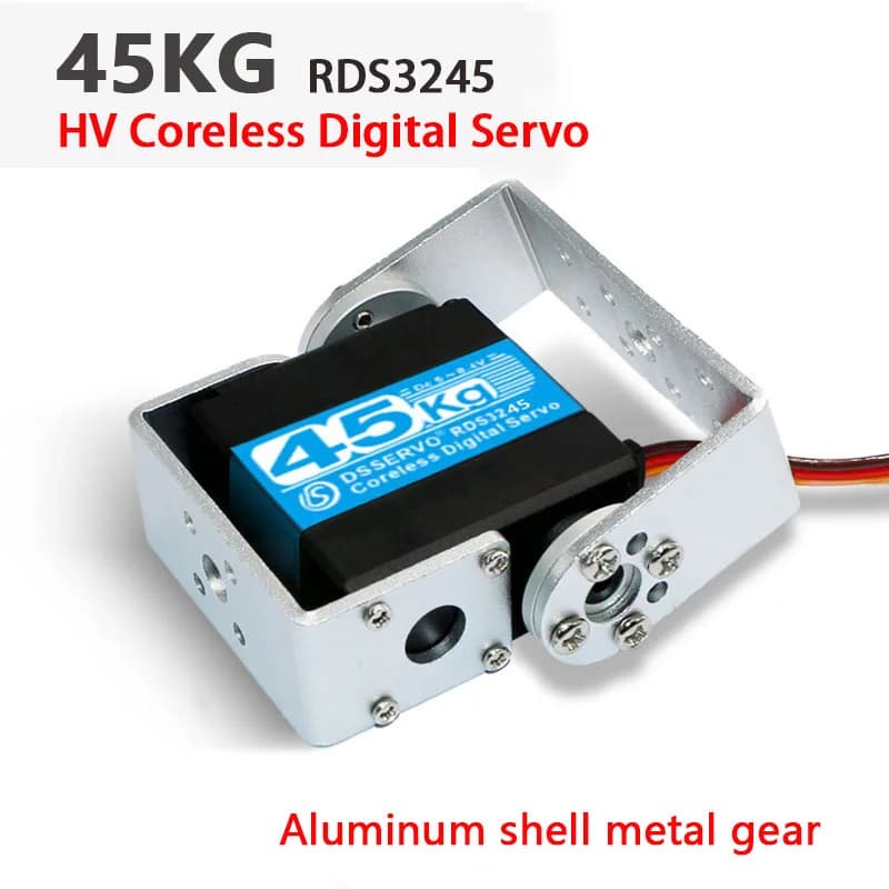 1X High torque robot servo 45 kg RDS3245 Digital coreless servomotor with metal gears Arduino for DIY robot