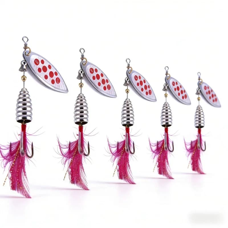 Set of Artificial Esche Composite with Seillettes 13G 8CM, Special Bionic bait for Bass and Mandarin Fish, Universal for Freshwater and Salad