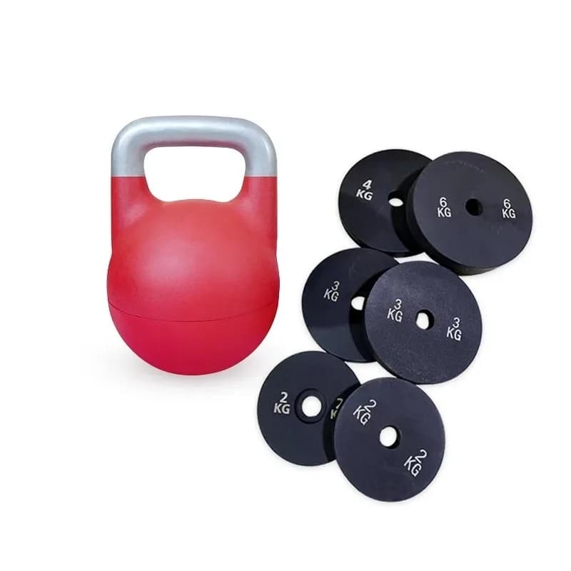 Kettlebell regolabile per fitness uomo e donna, allenamento domestico per fianchi, manubrio per squat e allenamento della forza.