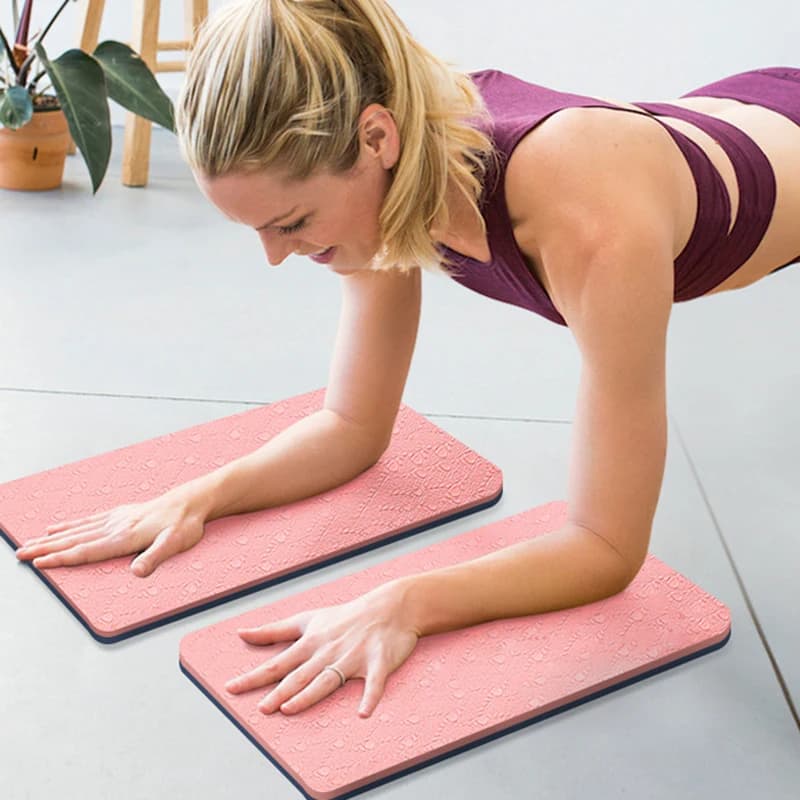 Yoga Mat Flat Support Mat Knee Mat Abdominal Wheel Non-slip Mini Yoga Mat Fitness