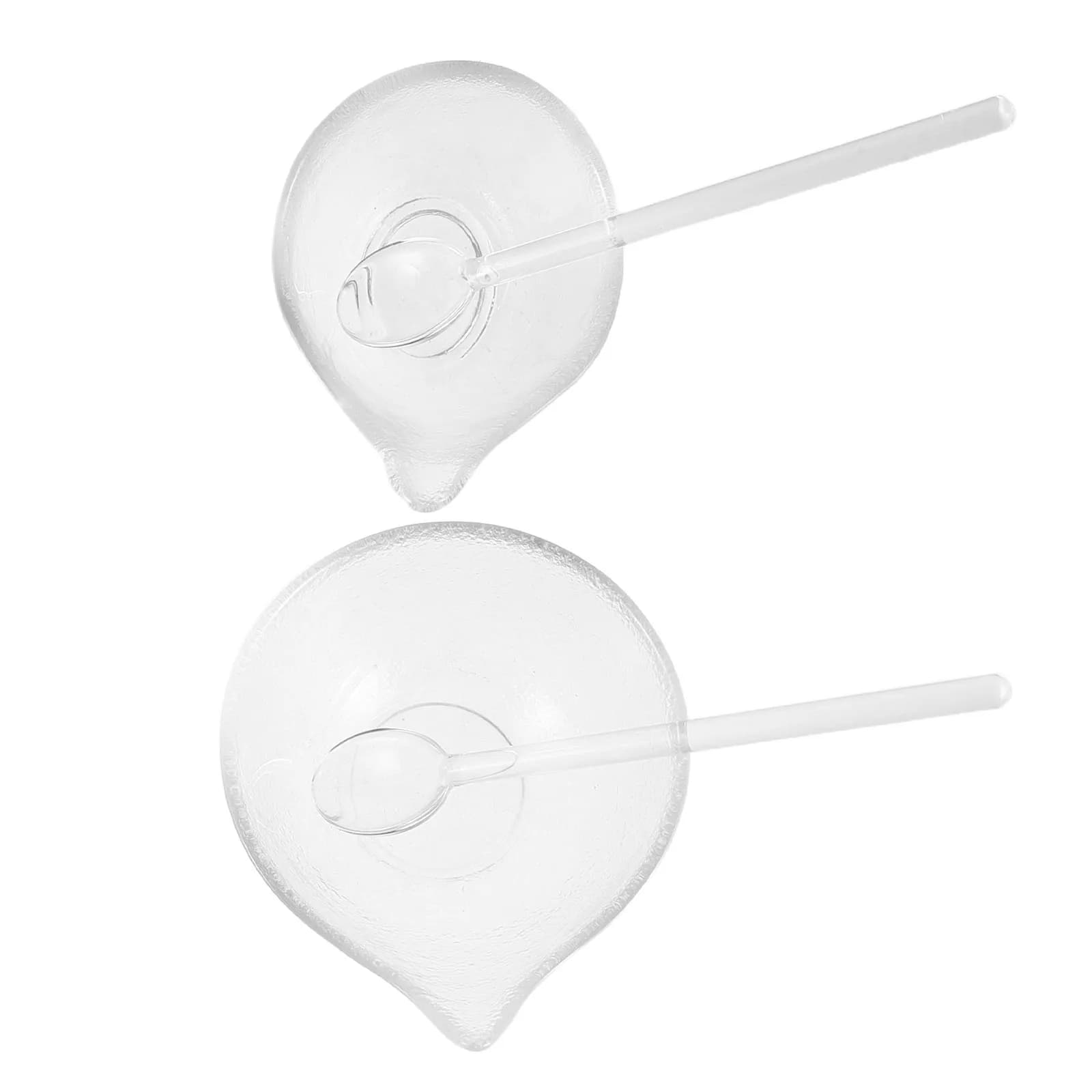 Set di 1 Ciotola in Vetro Trasparente per Maschere Viso, Ciotola Professionale per Miscelazione Fai-da-Te, Strumento per Estetiste e Forniture per Trattamenti Viso