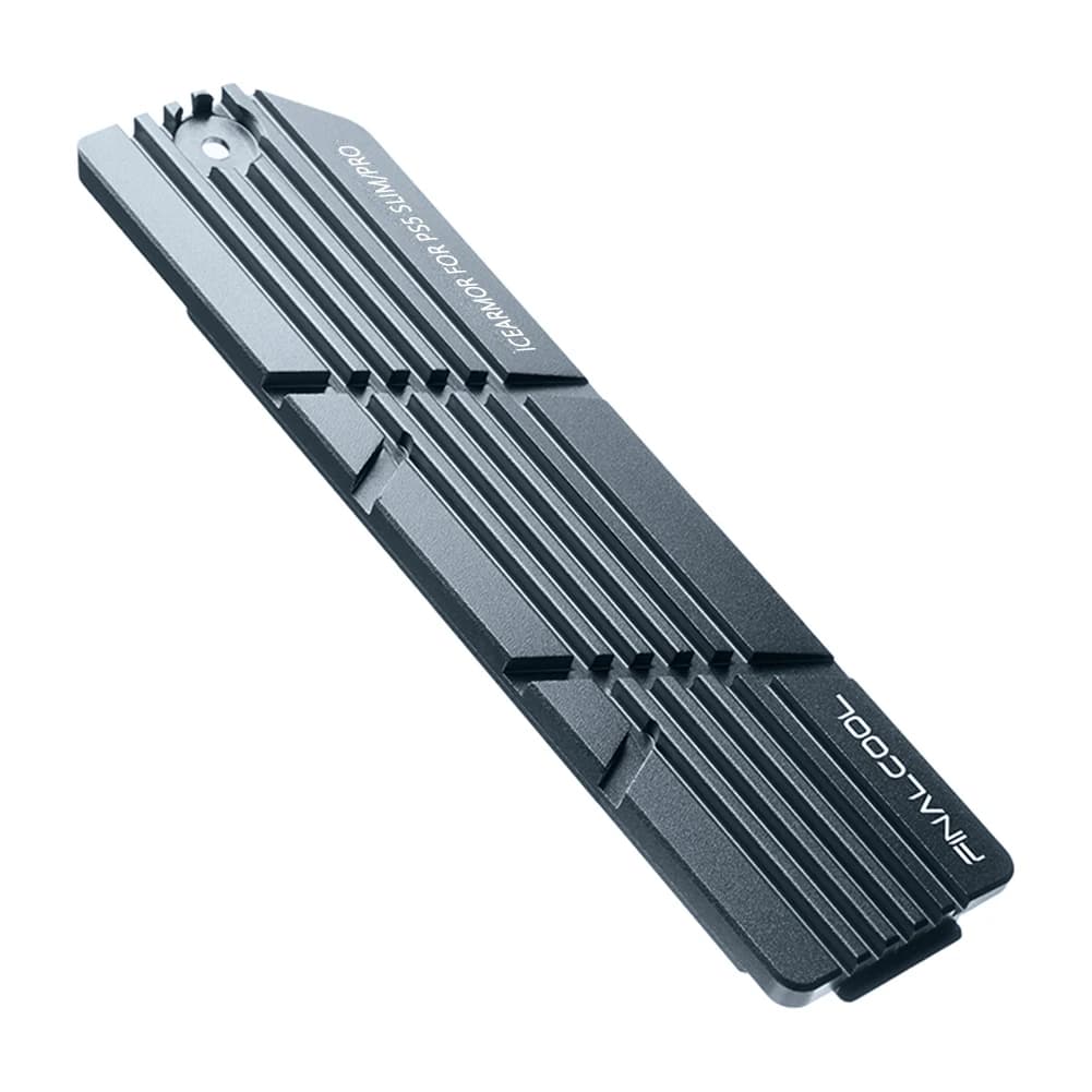 Dissipatore di Calore per SSD PS5 Slim con Cuscinetti Termici in Silicone, Kit di Raffreddamento per SSD NVMe M.2 2280