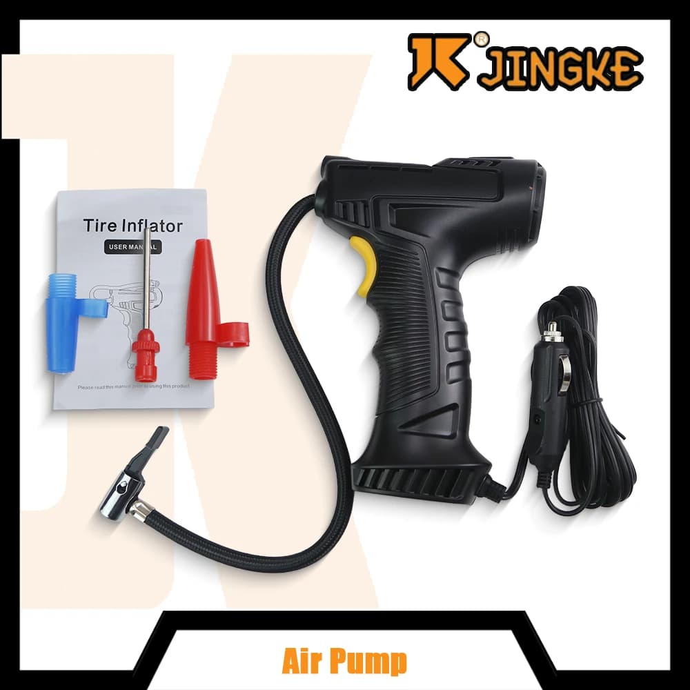 Compressore d'Aria Digitale Portatile 120W e Gonfiatore per Pneumatici - Pompa Gonfiabile Ricaricabile Wireless 12V per Auto, Bici, Moto