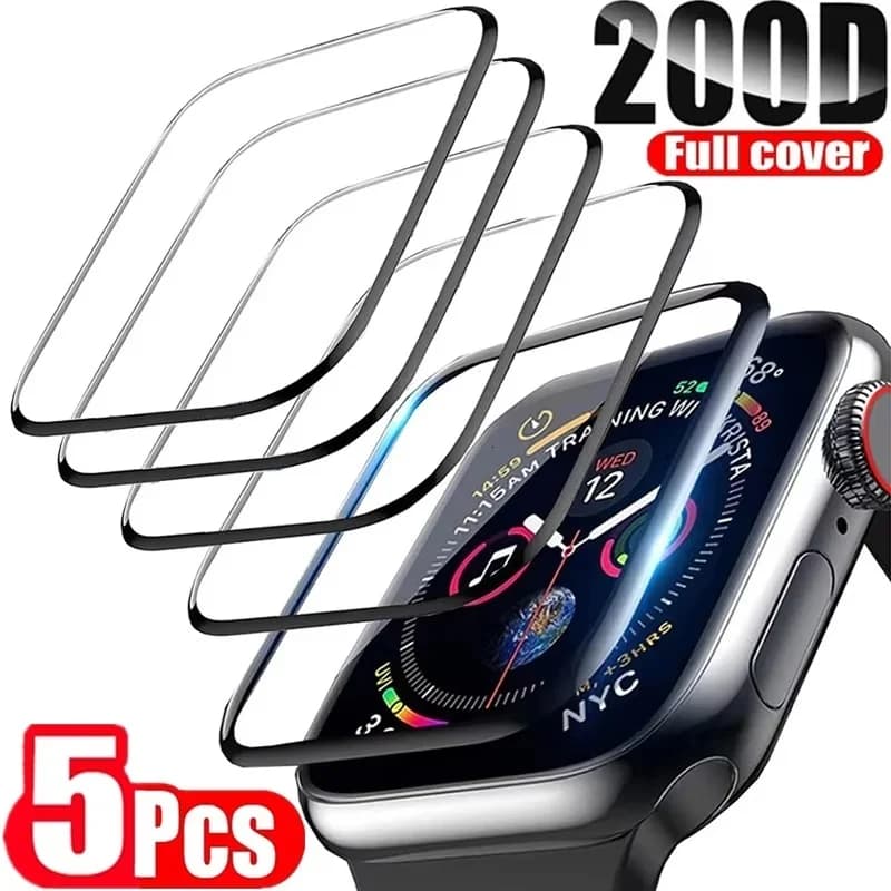 Protector Film For Apple Watch 9 8 7 6 5 4 38mm 45mm 40mm 41mm 49mm 42mm 44mm 3D Curved Screen Protector iWatch Ultra 3 2 1 49mm