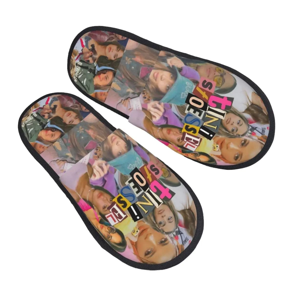 TINI STOESSEL Futttura Album Winter House Slippers Bedroom Singer Cozy Memory Foam Slippers Non-slip