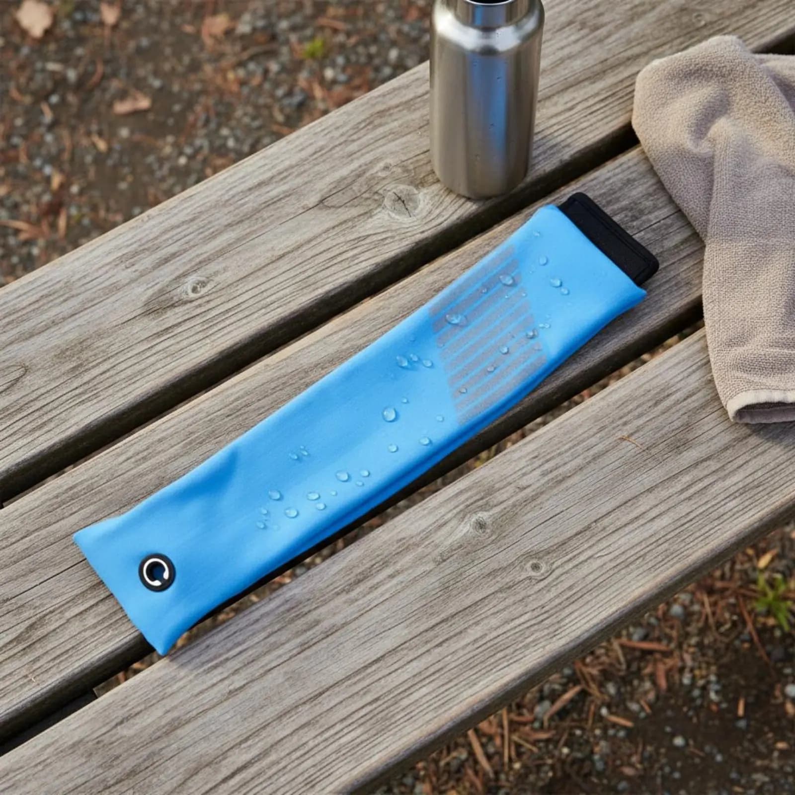 Marsupio Impermeabile Antisudore per Sport, Marsupio da Corsa Antiscivolo con Tasca Porta Telefono, Mani Libere