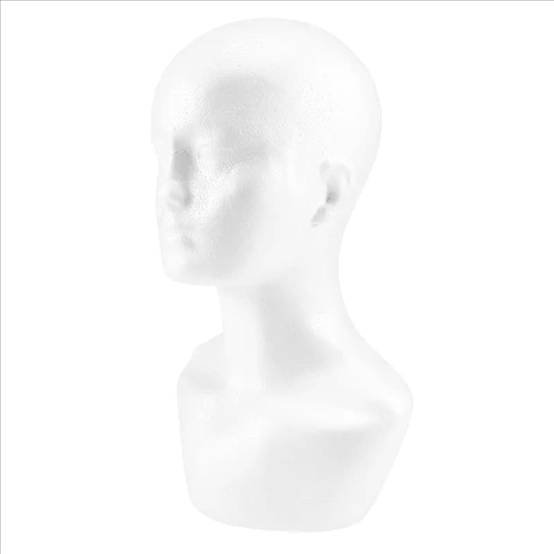 A93Z Schiuma Maschio Display Testa di Manichino Parrucche Manichino Cappello Sciarpa Modello di Supporto
