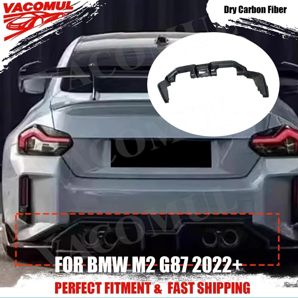 VACOMUL Carbon Fiber Rear diffuser for BMW M2 G87 2022+ Splitter Rear Diffuser Kit Body Accessories Exterior