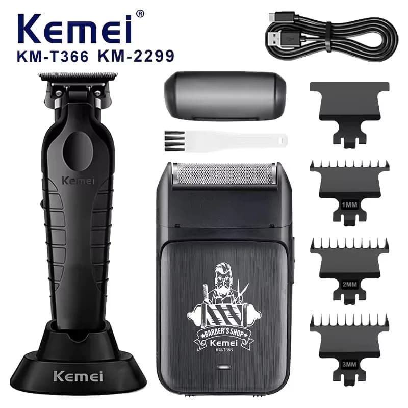 Kemei haircut Km-809A Km-2299 Km-2024 UBS Rechargeable haircuts wireless Powerful electric haircut for men