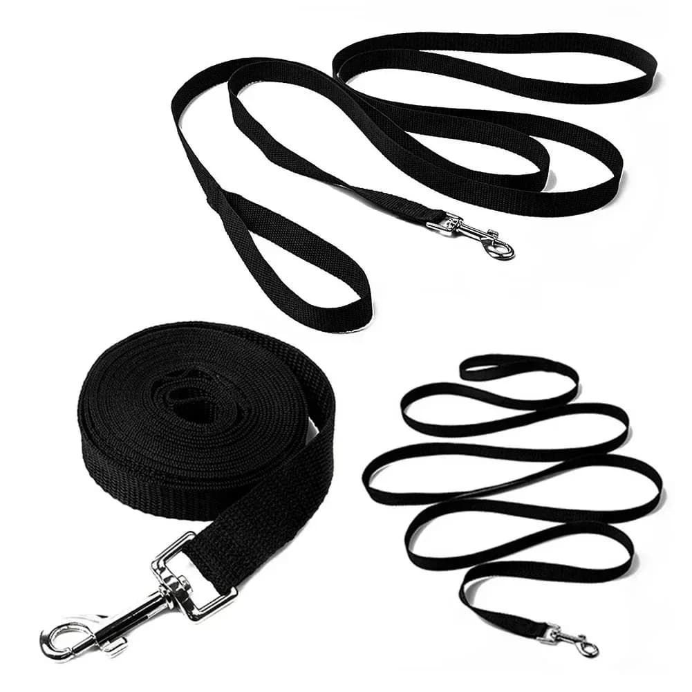 Guinzaglio Lungo in Nylon per Addestramento Cani, Corda Resistente Anti-Groviglio per Addestramento e Richiamo, Accessori per Animali Domestici