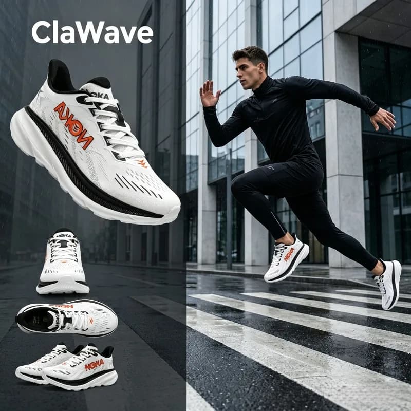 New Men's Marathon Running Shoes Lightweight Breathable Tennis Shoes Non-slip Wearproof Outdoor Comfort Luxury Training Sneakers