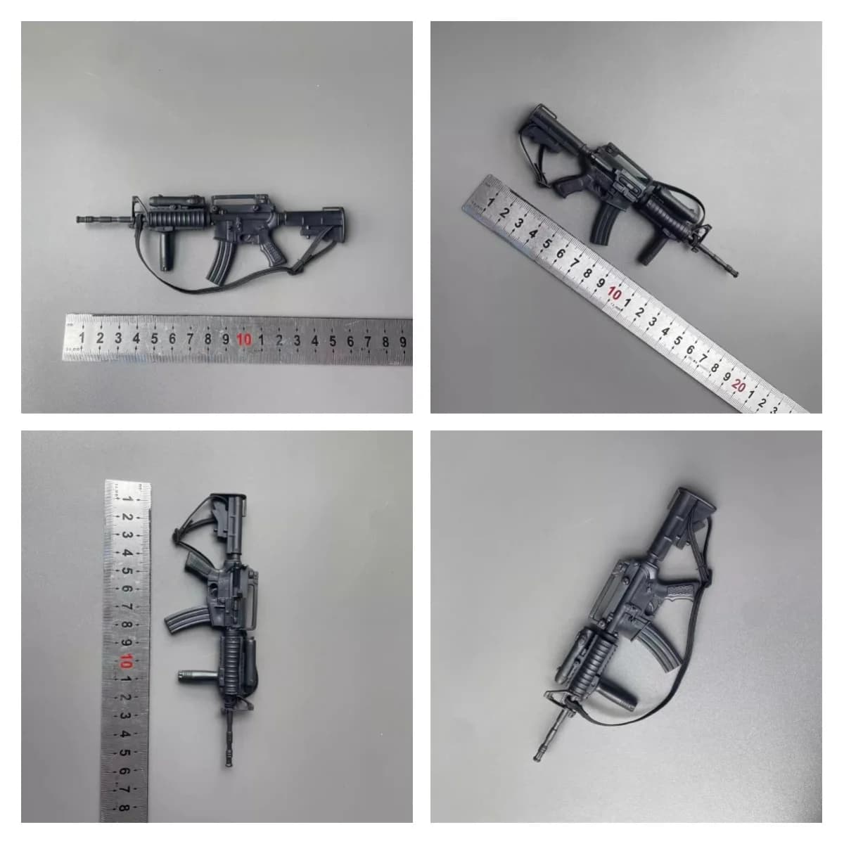 Disponibile ZYTOYS Modellino Armi in Scala 1/6 M4 in PVC, Accessori Non Reali per Action Figure da 12 Pollici, Collezionismo Fai-da-Te