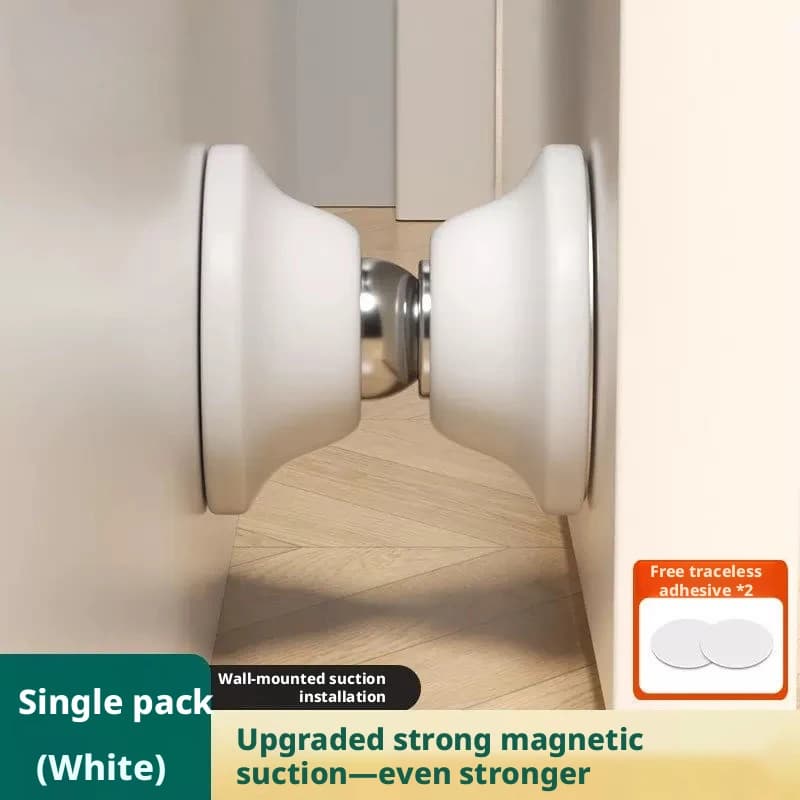 Fermaporta Magnetico Silenzioso in Silicone, Tipo a Suzione, Anti-Collisione, per Hotel e Uso Domestico