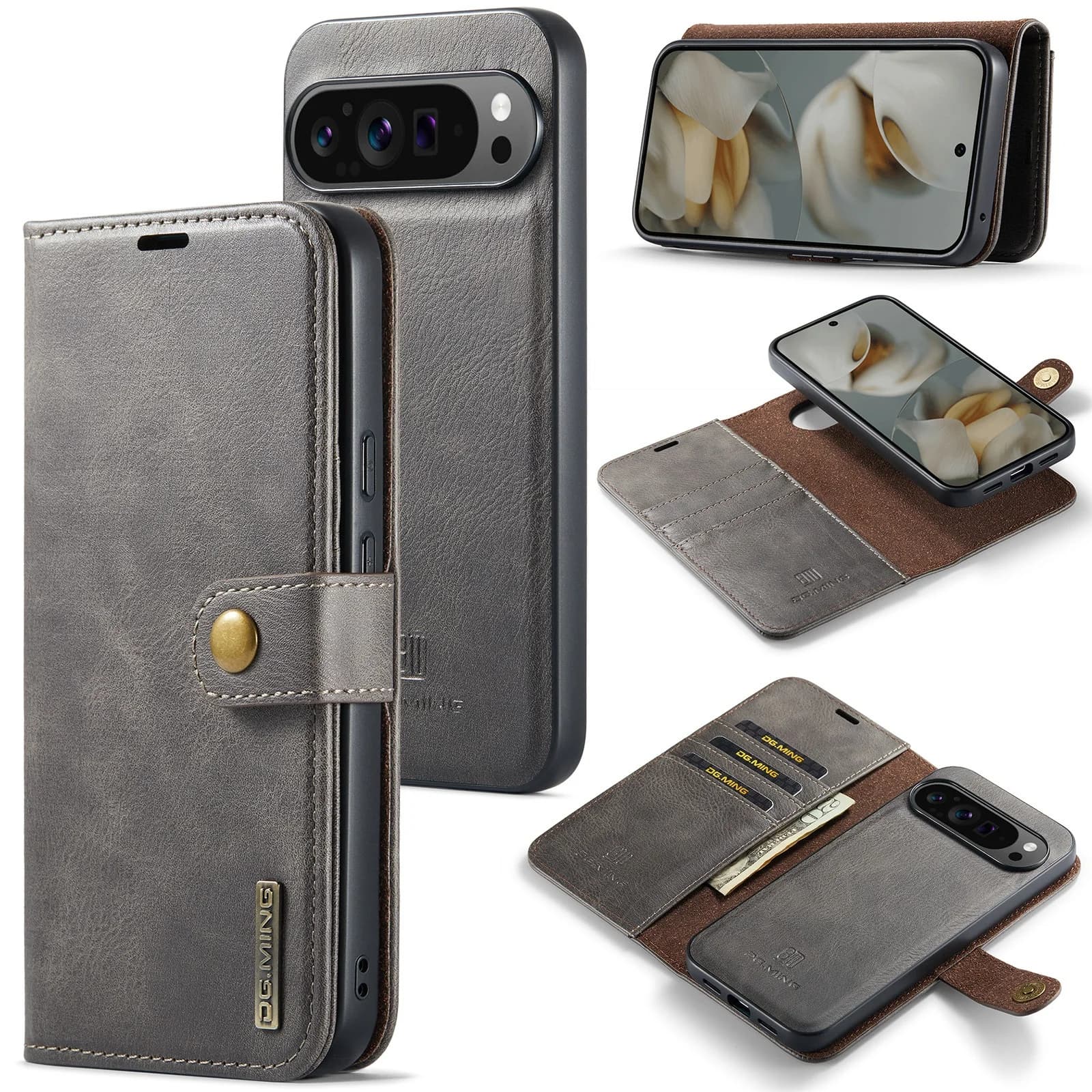 Premium Flip Leather Wallet Phone Case For Google Pixel 11 10 9 8 7 6 5 Pro XL 10A 9A 8A 7A 6A 5A 5G Magnetic Cover Funda Coque