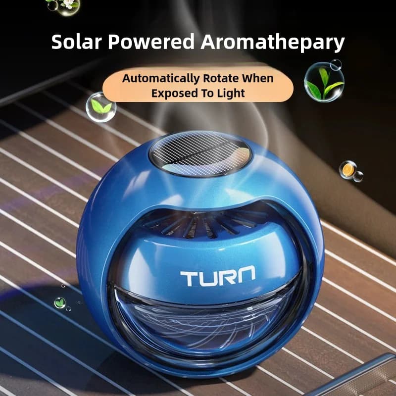 Custom Car Dashboard Fragrance Diffuser, Solar Energy Scent Booster, Elegant Car Decoration for Fashionable Interior