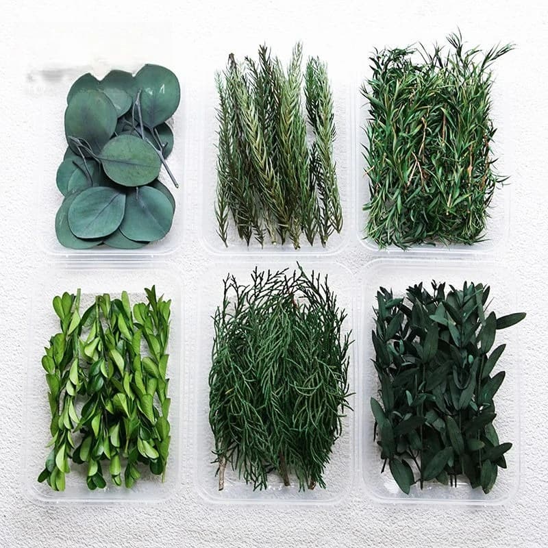 Fiori secchi conservati per la casa e l'ufficio Deco Materiale fai da te Colla di cristallo Candele fatte a mano Fiori naturali epossidici in resina