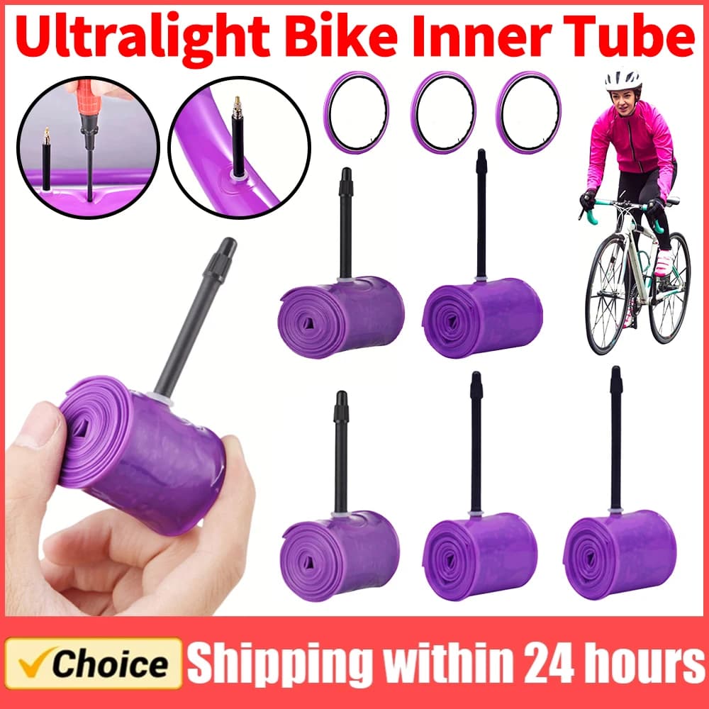 MTB 45/65/85mm Length Valve Presta Camera for bicycle Ultralight TPU 700C X 35-50C/23-32C Super lightweight inner tube for bicycle