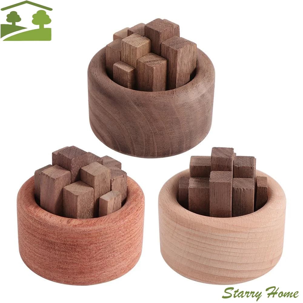 Diffusore in Legno Unico ed Ecologico, Arte in Legno Rotonda Senza Fiamma, Aromaterapia a 3 Colori, Aiuto per il Sonno
