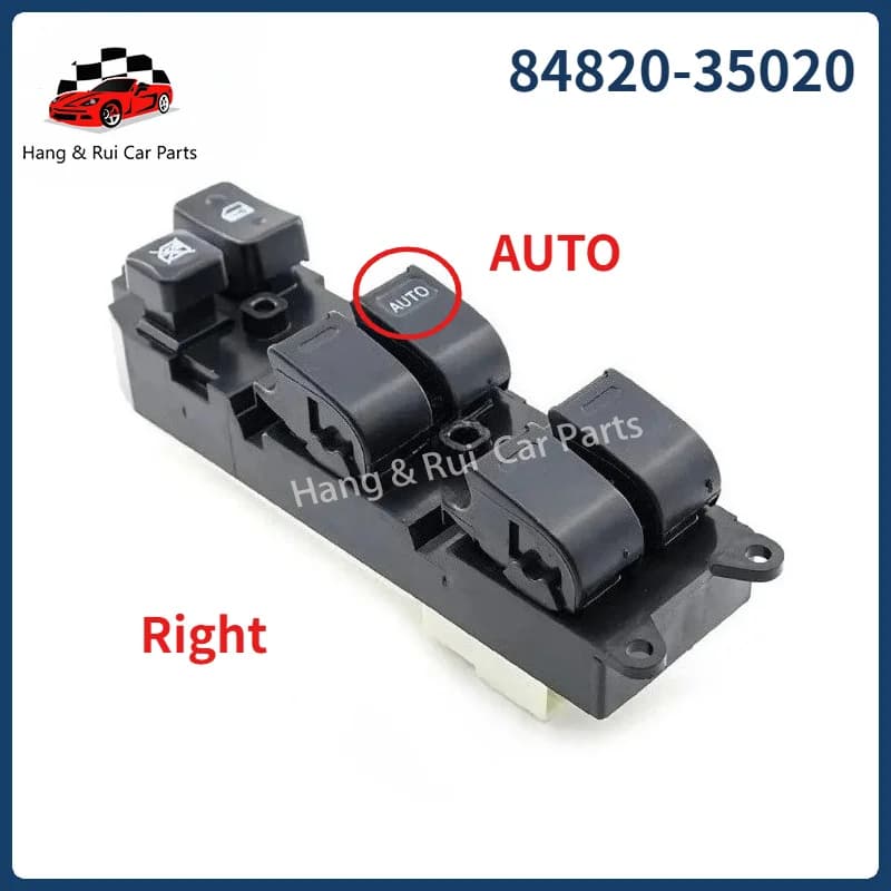 84820-35020 Right Side Driver Power Master Window Switch Regulator For Toyota Land Cruiser 80 Series 1990-1998 84820-35020