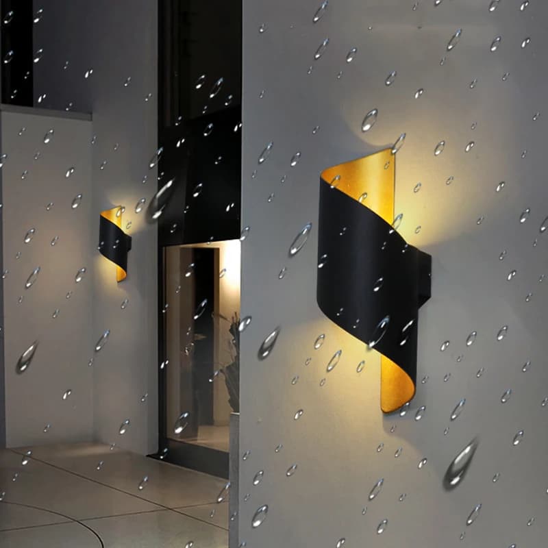 Lampada da parete moderna applique a specchio a Led per illuminazione domestica lampada da comodino per camera da letto lampada da parete per scale interne
