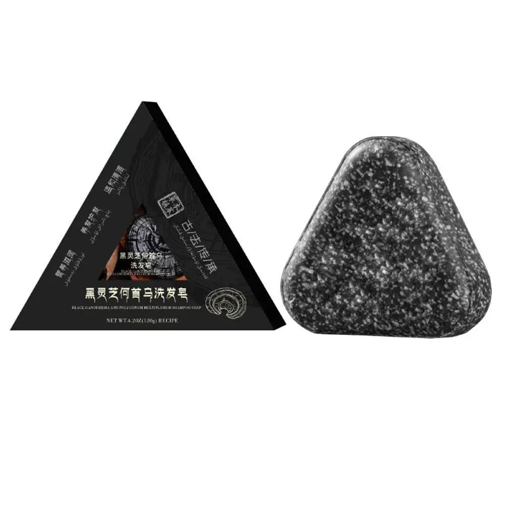 Polygonum Multiflorum Shampoo Sapone Nero Reishi Capelli Sapone Nero Sapone Artigianale Fatto a Freddo Olio Essenziale Cura Dei Capelli Sapone Vegetale