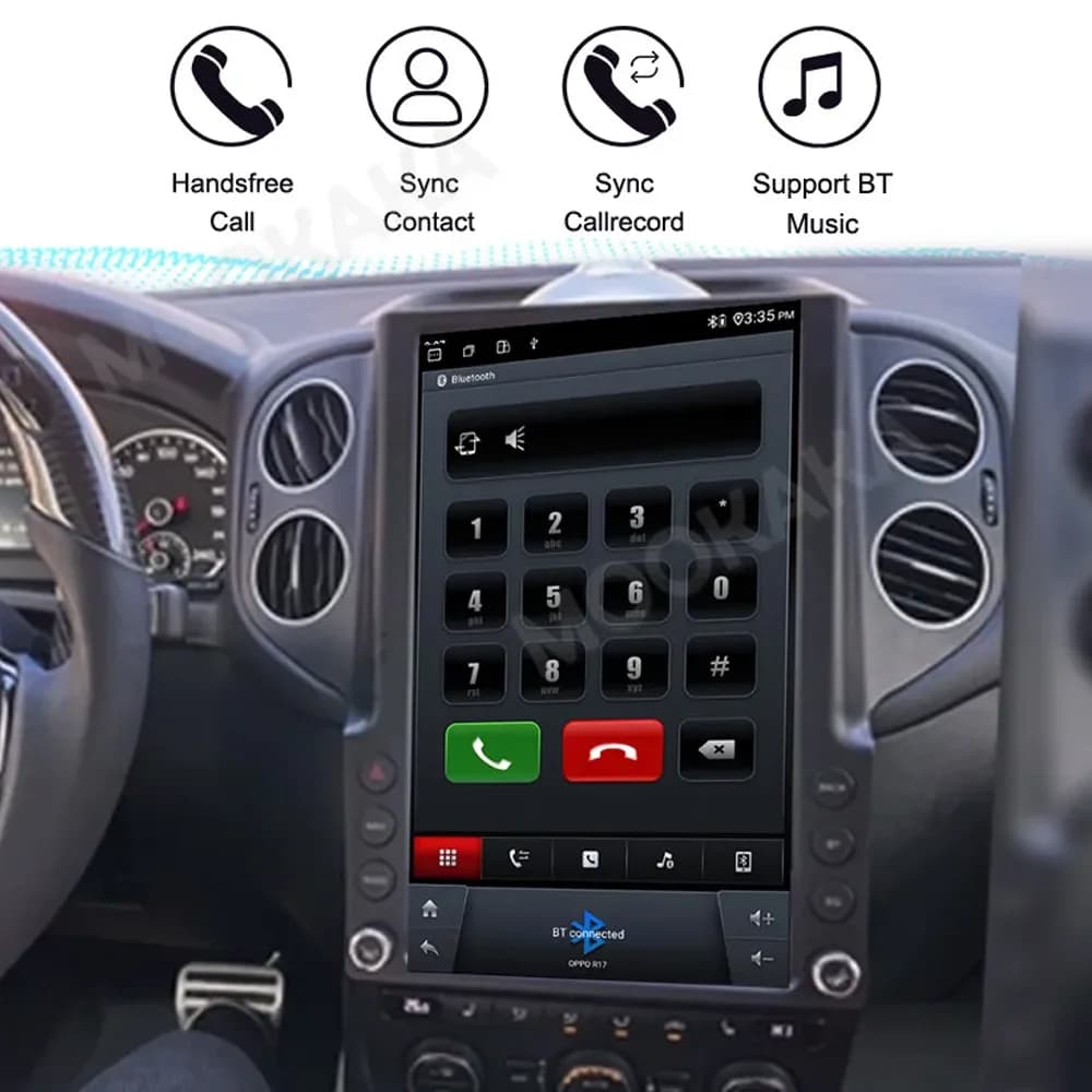 Android Auto Parts Stereo For Volkswagen Tiguan 2010-2016 Car Radio Multimedia Player 13.6" HiCar Carplay Tape Recorder Headunit