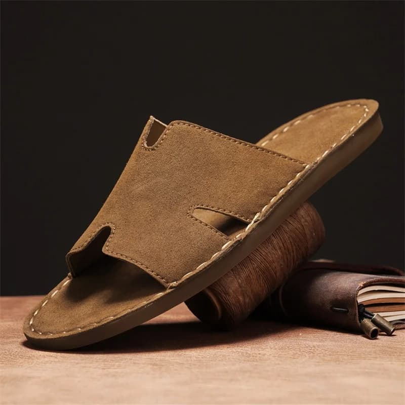Summer Shoes for Men Sandals Male Sneakers Designer Man Footwear Athletic Mens Tennis Trends 2026 Comfort Normal Leather Slipper