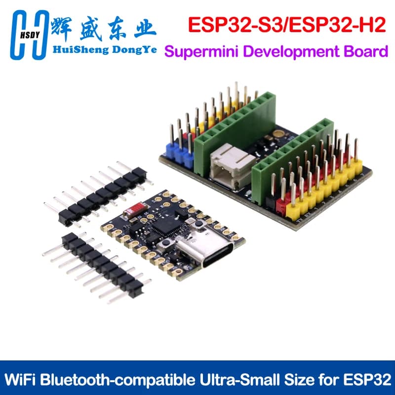 SuperMini Dev Board for ESP32-S3,ESP32-H2 WiFi BT 5.0 Ultra-Small Size Module, Compatible with ESP32-S3FH4R2 Arduino Micropython