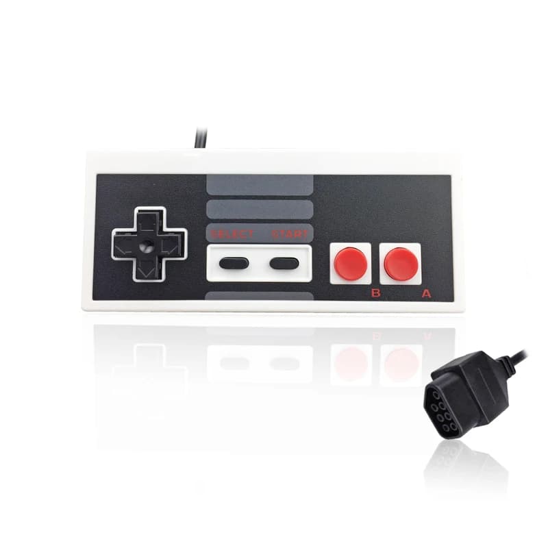 Controller per gamepad Joystick per console di gioco NES FC Mini gioco Gamepad cablato a 8 bit Controller per gamepad NES