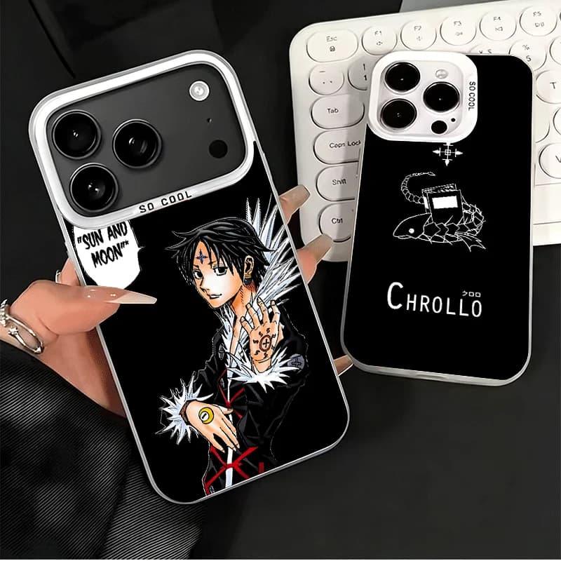 Hunter X-Hunters Chrollo Soft Phone Case for iPhone 15 16 17 Pro Max 17Air 16E 14 Plus 13 12 Mini Shockproof Cover Back Shell
