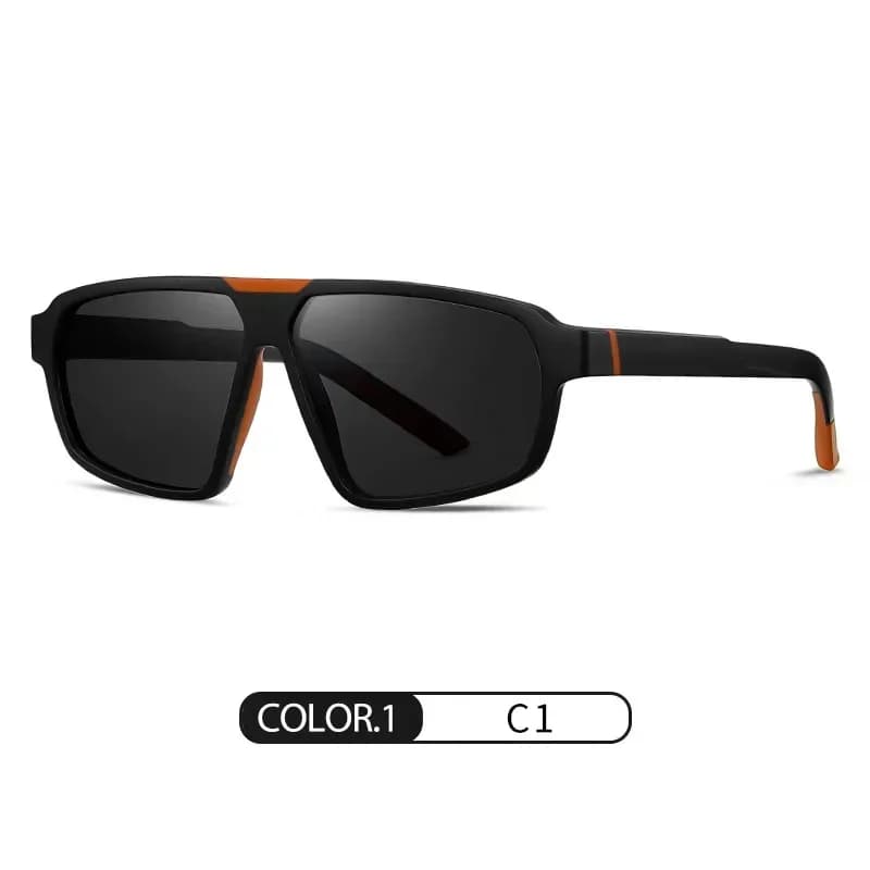 KIZN-100 -125 -150 Occhiali da Sole Polarizzati Bicolore TR90 con Montatura Grande per Guida, Stampaggio a Iniezione, per Miopia e Ipermetropia +175+200