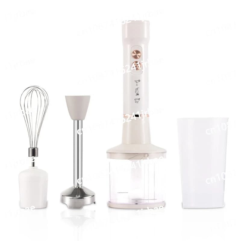 Set Frullatore Elettrico Multifunzione 4 in 1 da 800W con Tritacarne e Mixer per Alimenti