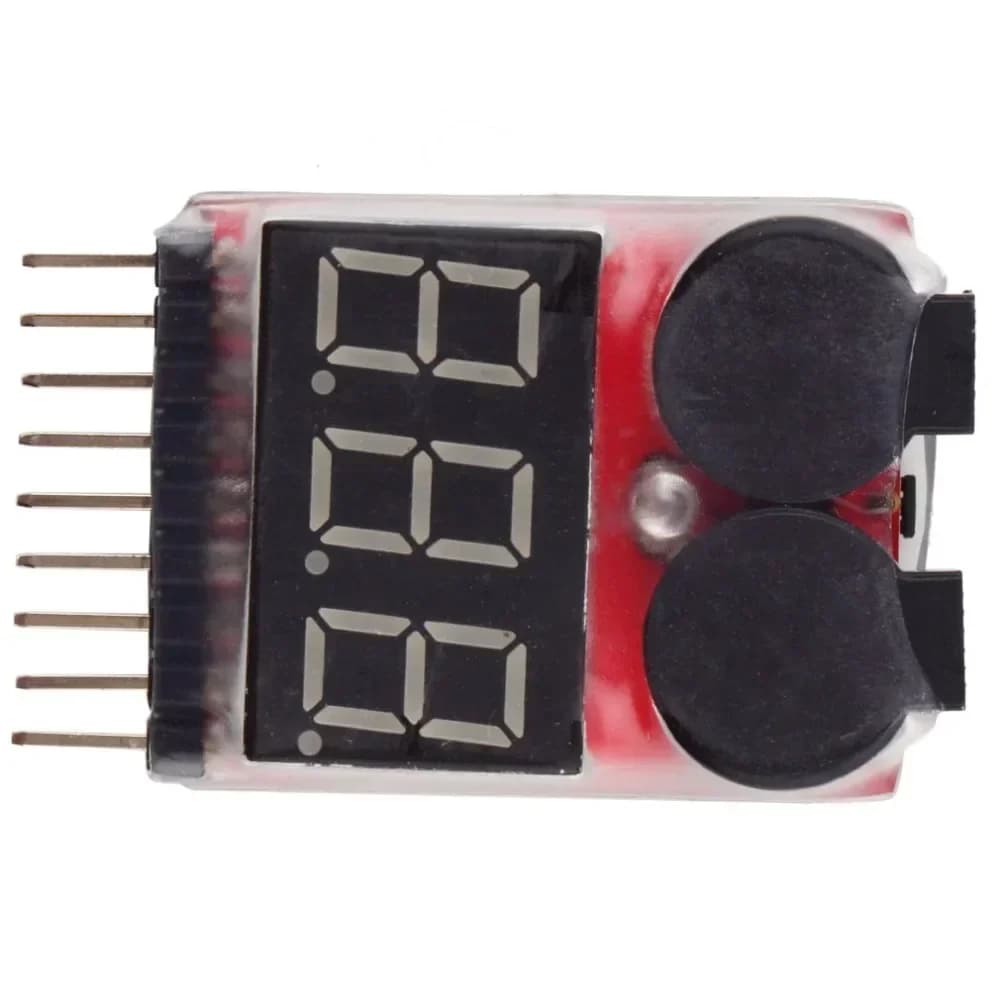 1/2/5PCS RC Display della Tensione Della Batteria Basso Allarme Buzzer BX100 1S-8S Tester del Tester Lipo Monitor Della Batteria Per RC Auto Drone elicottero