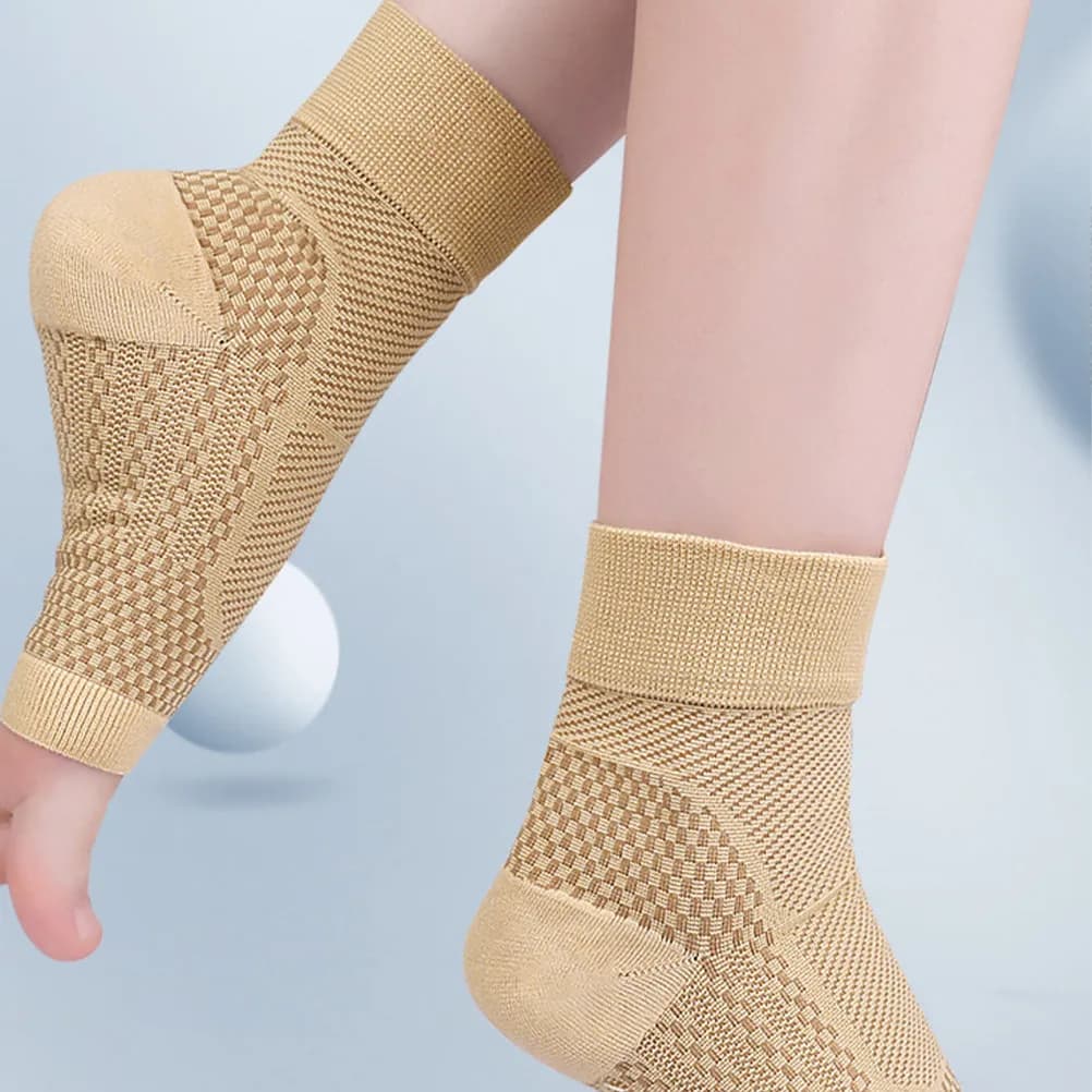 1 Paio di Calze a Compressione per Caviglia da Donna, Supporto per Fascite Plantare, per Sport, Arrampicata, Palestra, Allenamento, Sollievo dal Dolore da Distorsioni