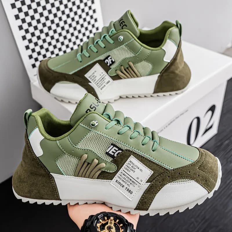 Sneakers da Uomo alla Moda, Scarpe Casual da Esterno, Scarpe Chunky Vulcanizzate, Scarpe da Tennis con Piattaforma, Scarpe Sportive da Corsa per Uomo
