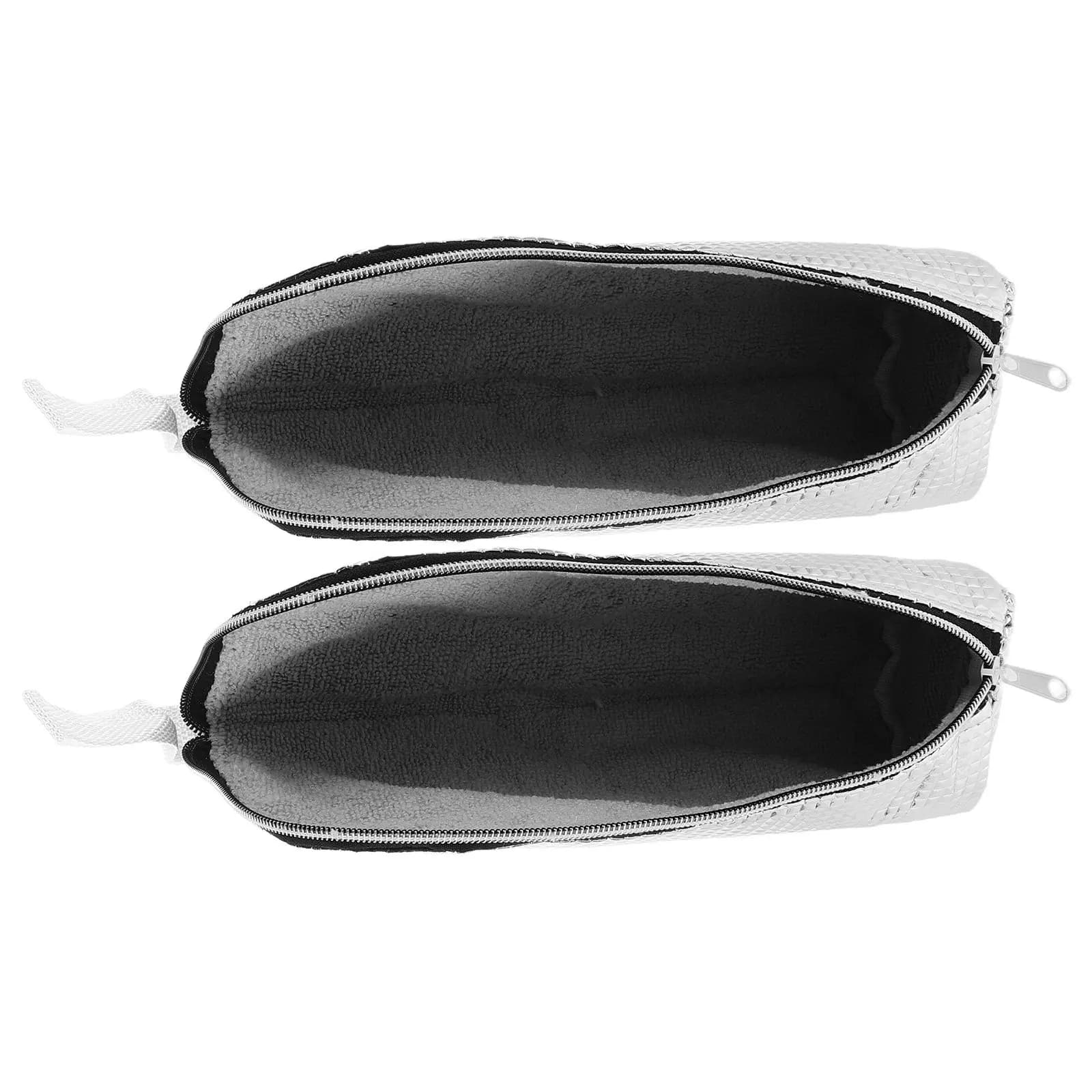 2Pcs Aluminum Foil Insulated Baby Bottle Warmer Bag Stroller Hanging Thermal Carrier Portable Travel Bottle Organizer Leakproof