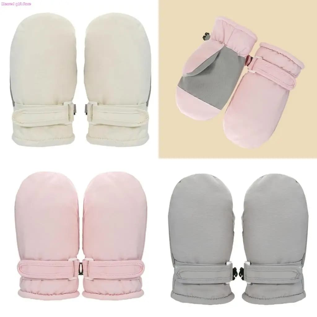 D0JC Winter Mittens da viaggio all'aperto Sports Guida termica per 3 mesi e 8 anni