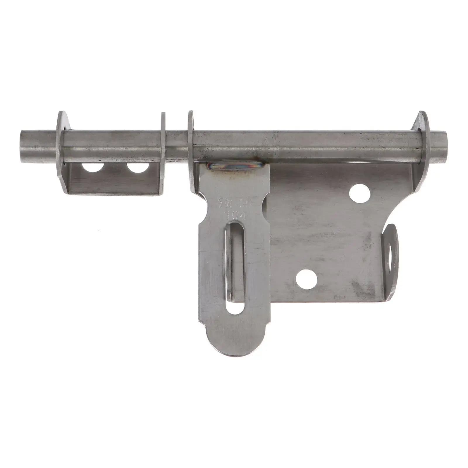 1 Pezzo Chiavistello per Porta in Acciaio Inox 304, Robusto con Nucleo Solido, per Porte in Legno e Ferro, Finestre, Serratura di Sicurezza