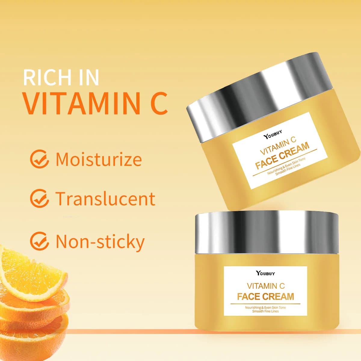 Youbuy Vitamin C Deep Moisturizing and Improved Dark Skin VC Cream