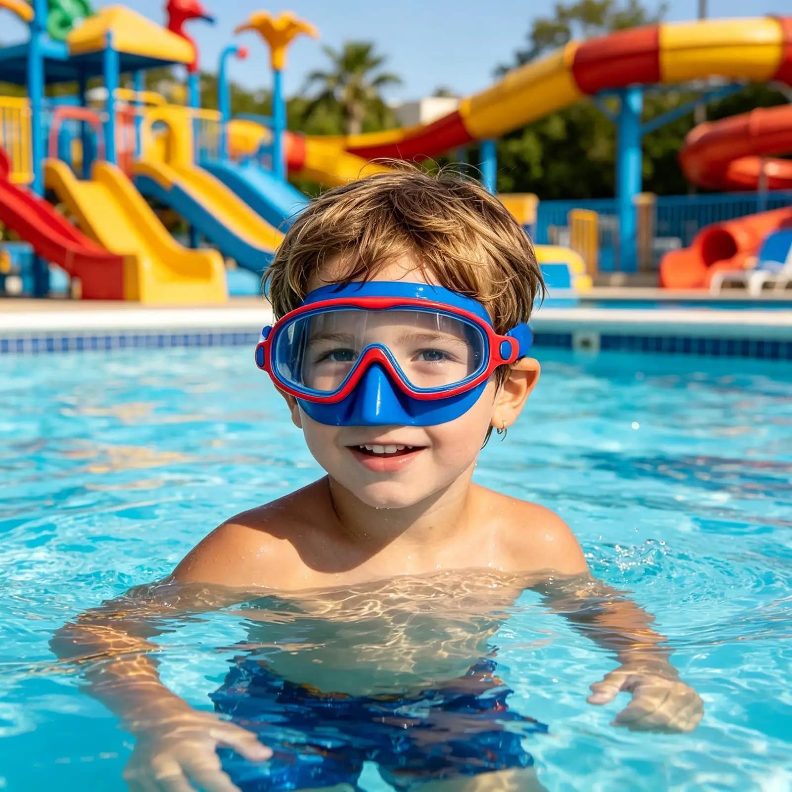 Occhiali da nuoto per bambini, antiappannamento, comodi, per spiaggia, estate, immersioni all'aperto, snorkeling, protezione per sport acquatici